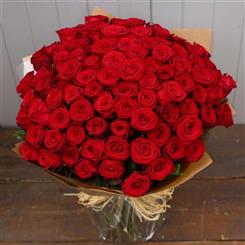 Endless Love Red Naomi Rose Hand-tied Bouquet