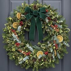 Festive Fragrant Christmas Wreath