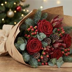 Crimson Hand-tied Bouquet