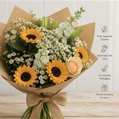 Sunshine Meadow Hand-tied bouquet 